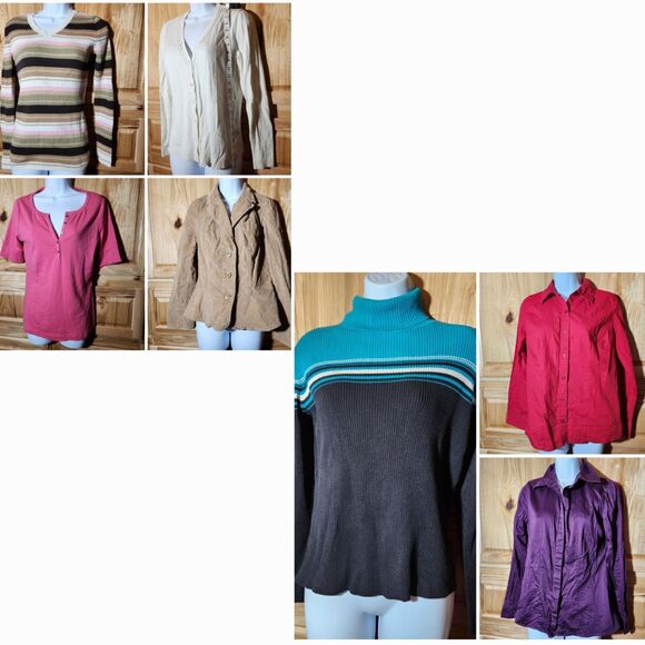 Women’s Tops Bundle – 7 Pieces, Size Medium | Mixed Styles & Brands - Picture 1 of 14